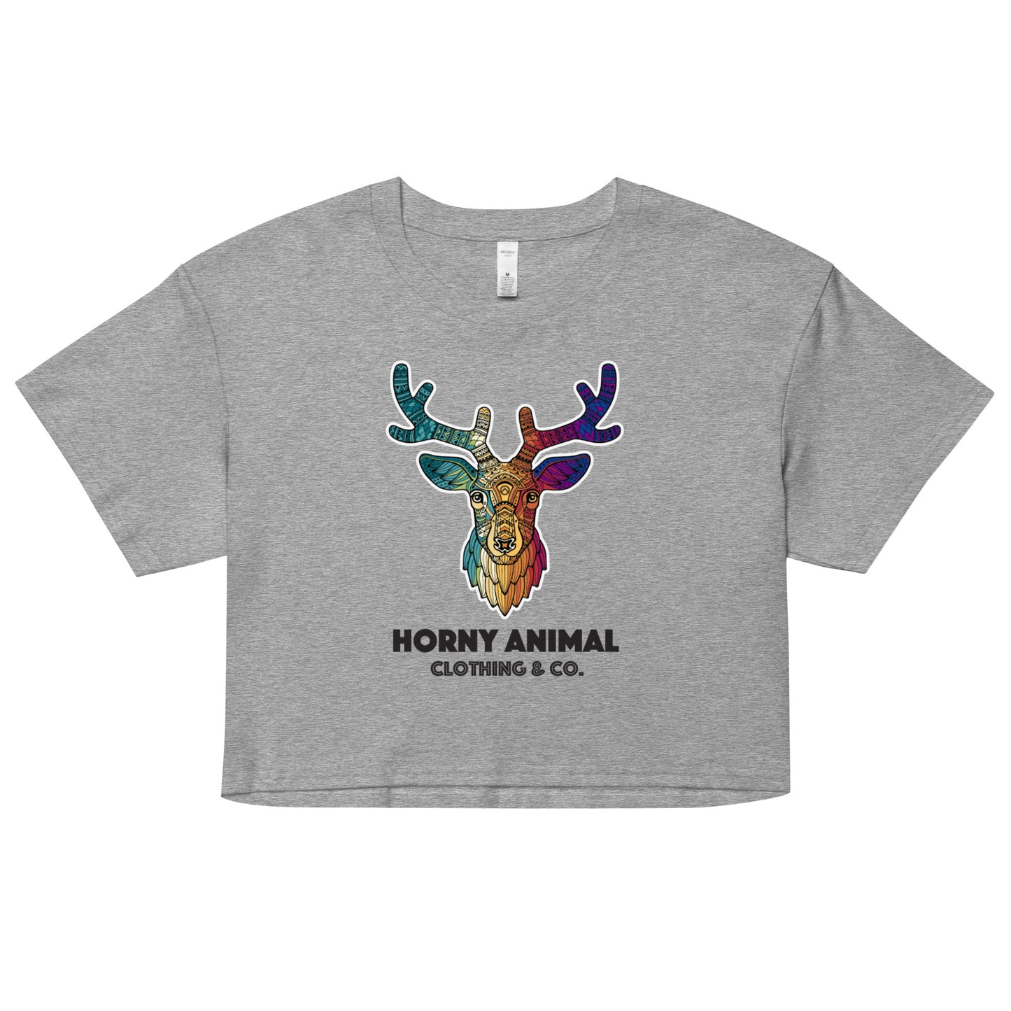 Horny Deer 002 Women’s crop top