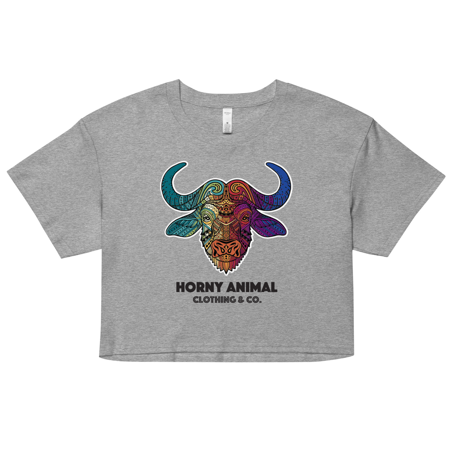 Horny Buffalo 001 Women’s crop top