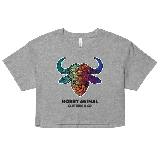 Horny Buffalo 001 Women’s crop top