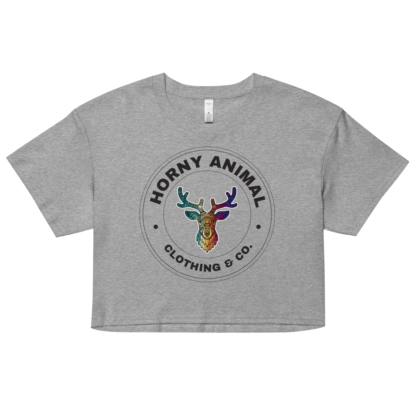 Horny Deer 003 Women’s crop top