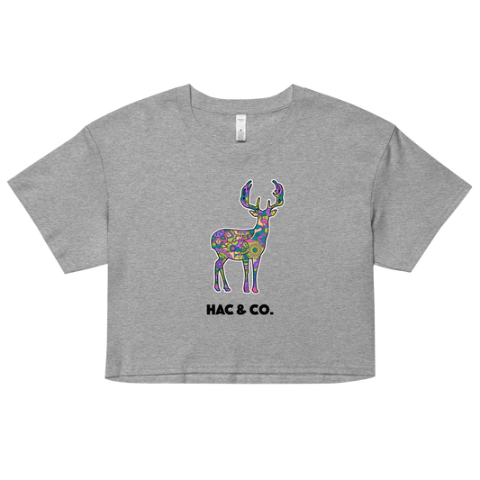 Horny Deer 005 Women’s crop top