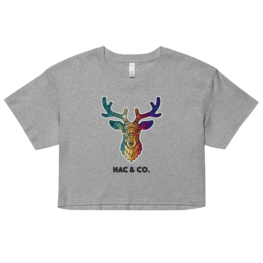 Horny Deer 004 Women’s crop top