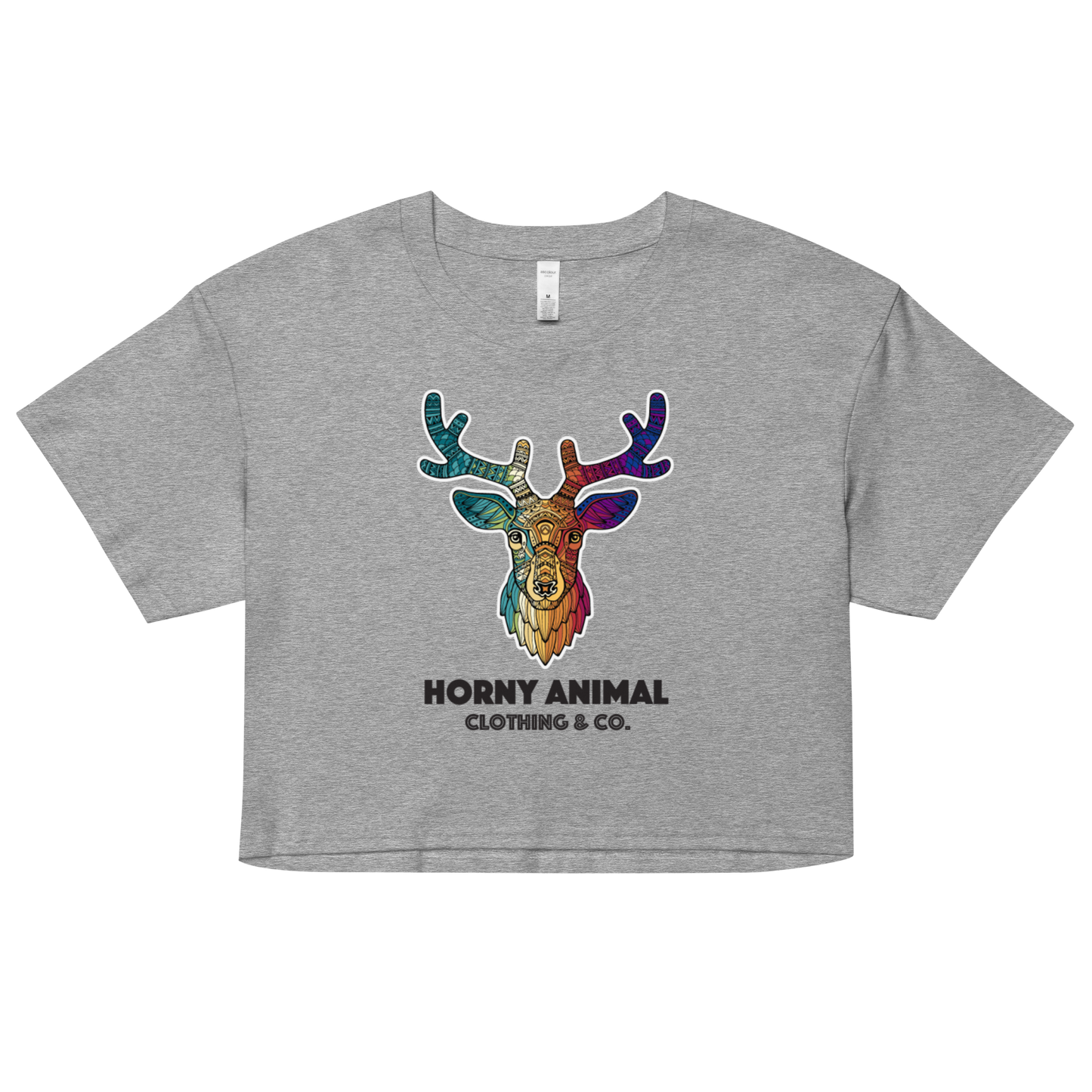 Horny Deer 002 Women’s crop top