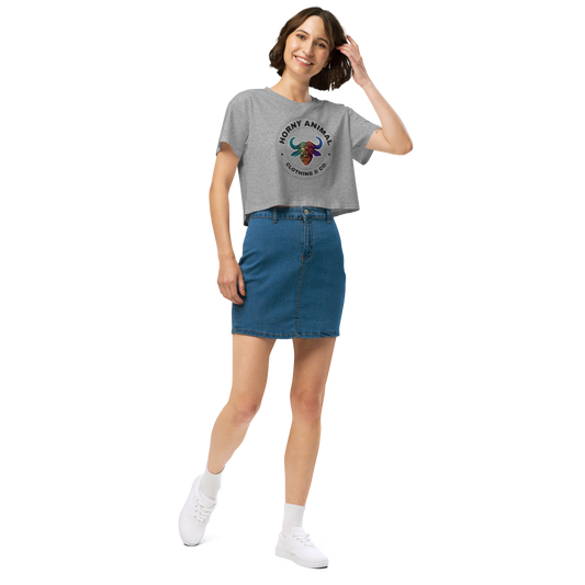 Horny Buffalo 002 Women’s crop top