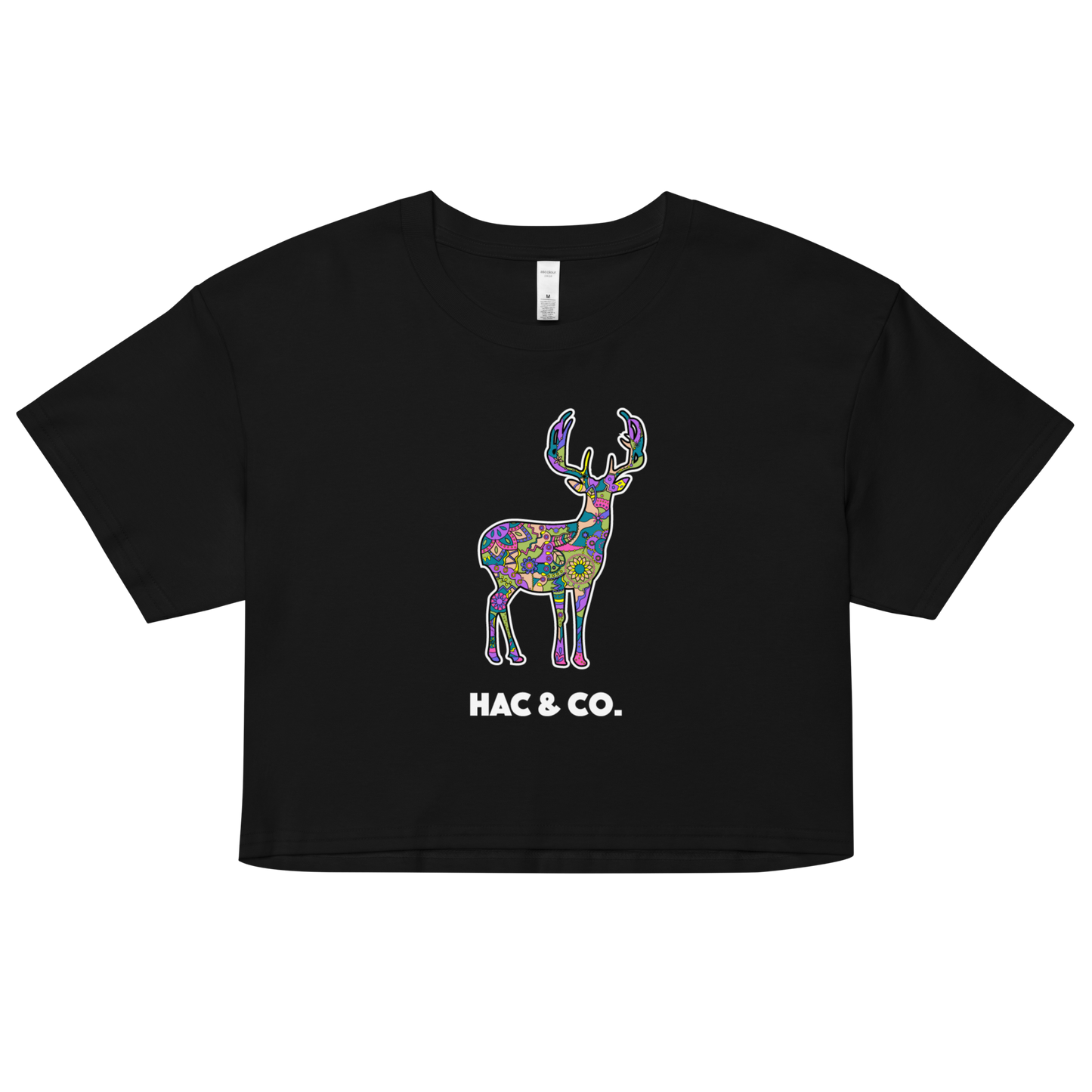 Horny Deer 005 Women’s crop top