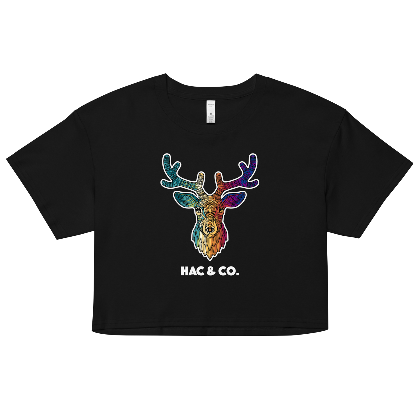 Horny Deer 004 Women’s crop top