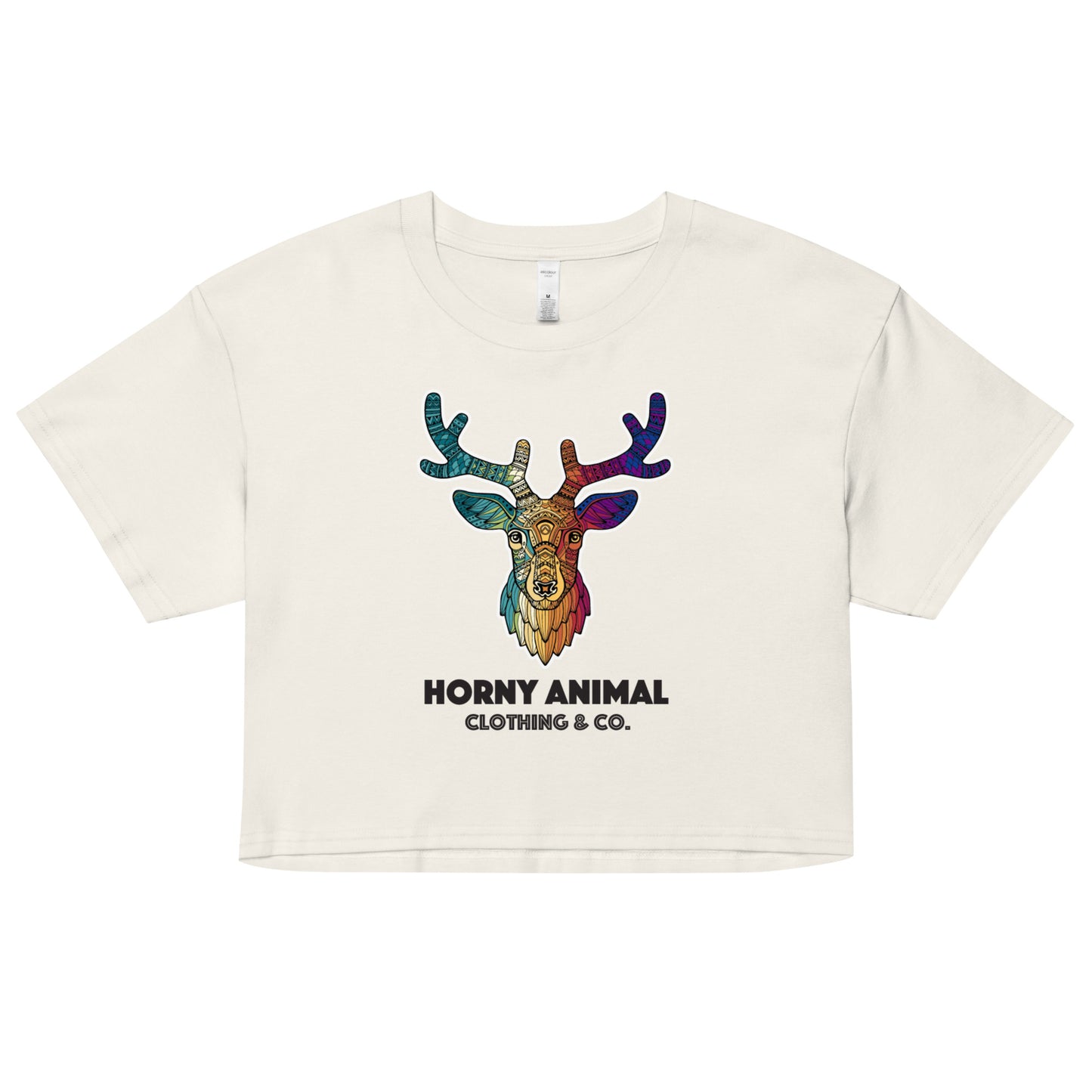 Horny Deer 002 Women’s crop top