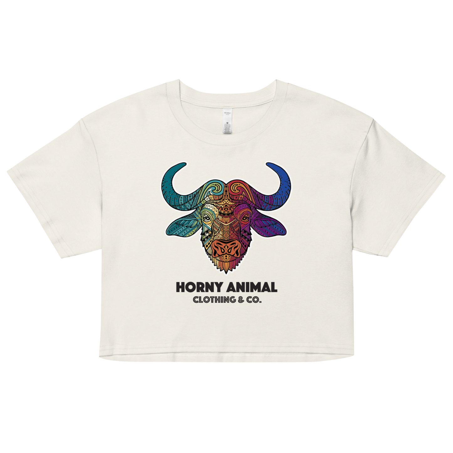 Horny Buffalo 001 Women’s crop top