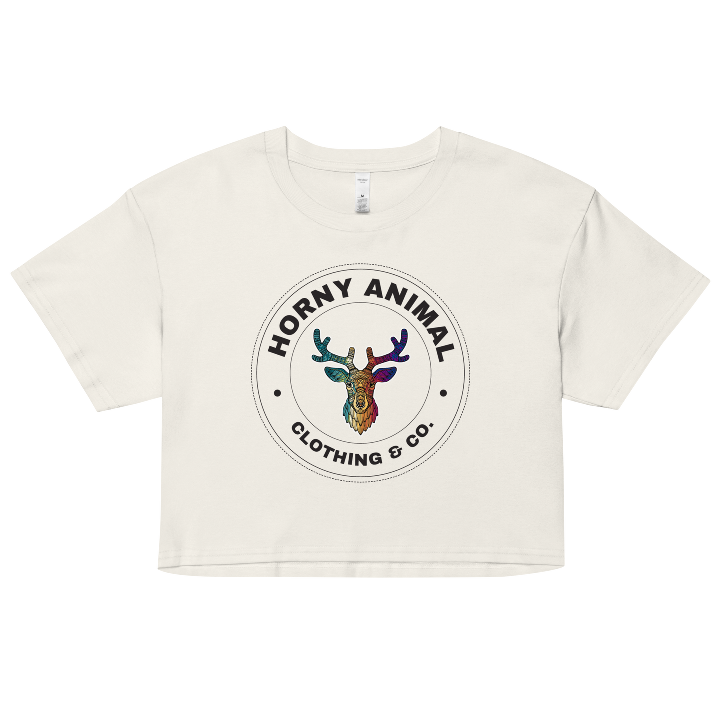 Horny Deer 003 Women’s crop top