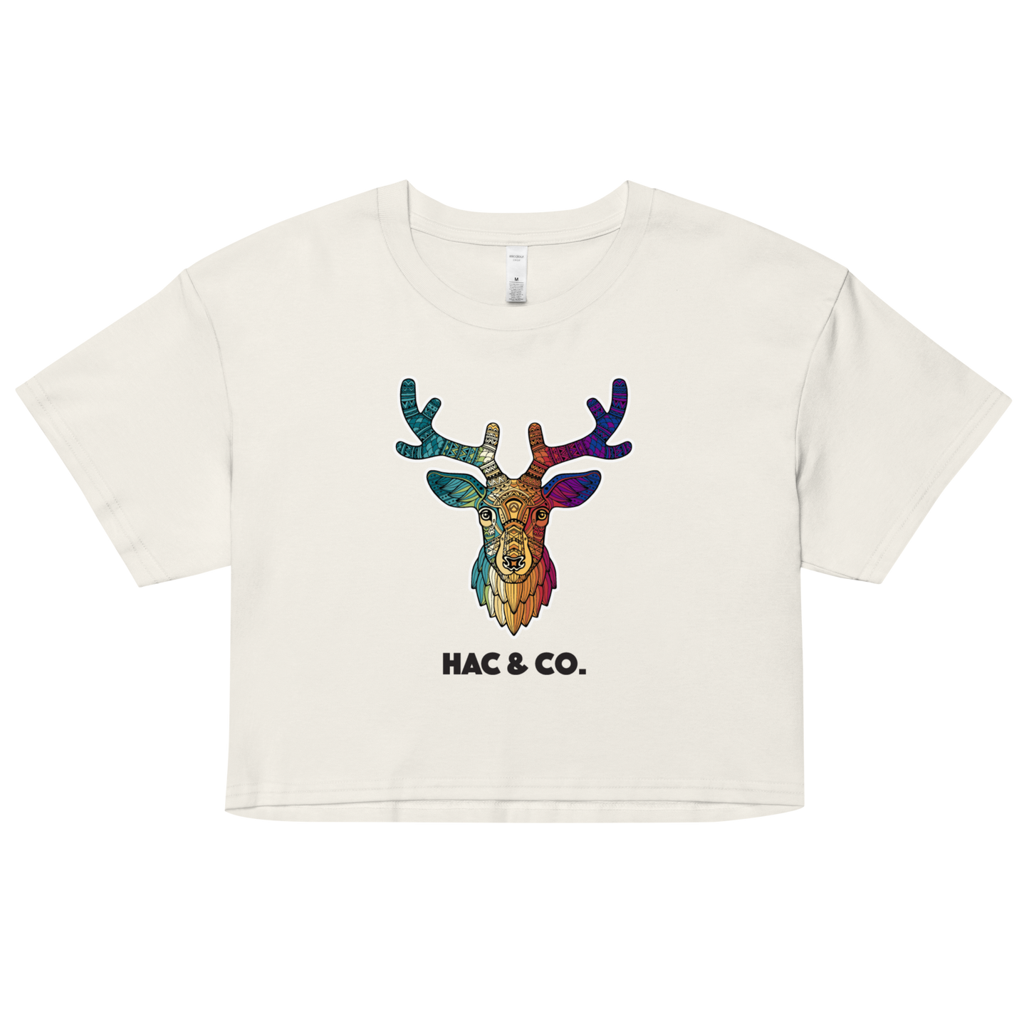 Horny Deer 004 Women’s crop top