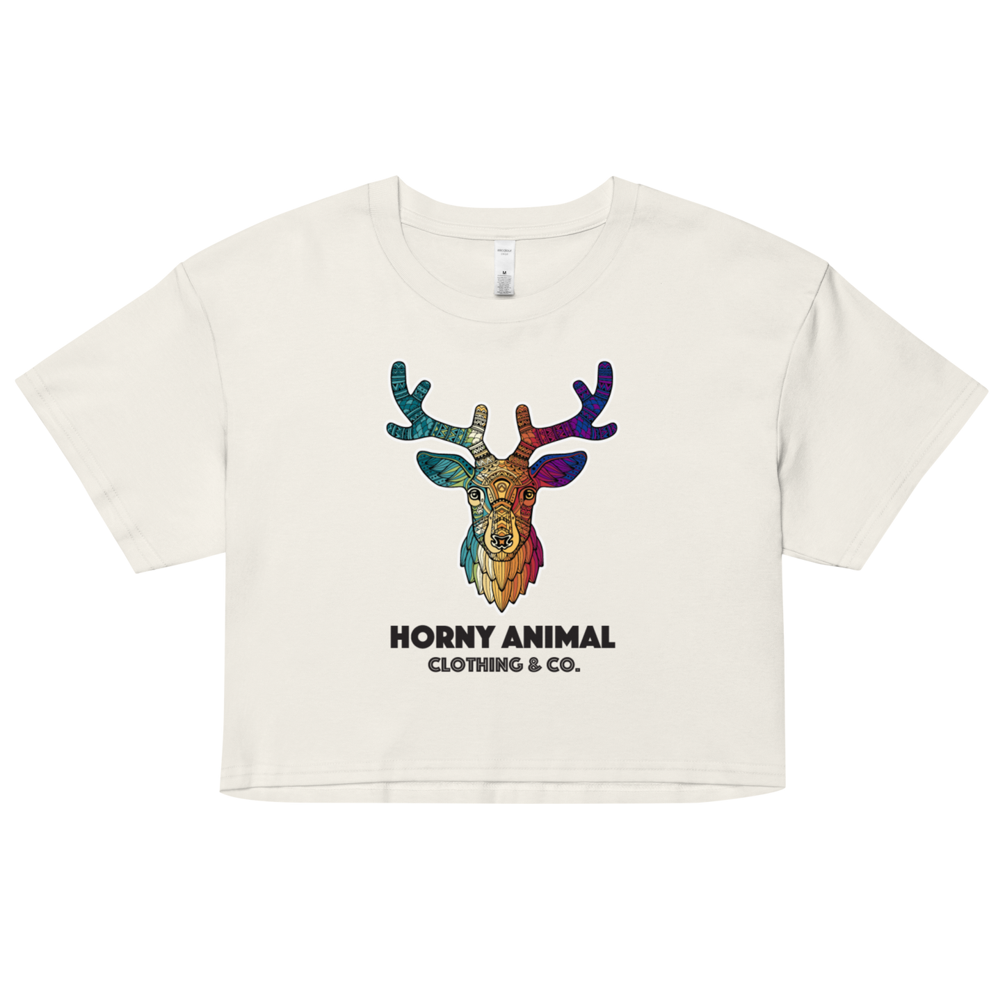 Horny Deer 002 Women’s crop top