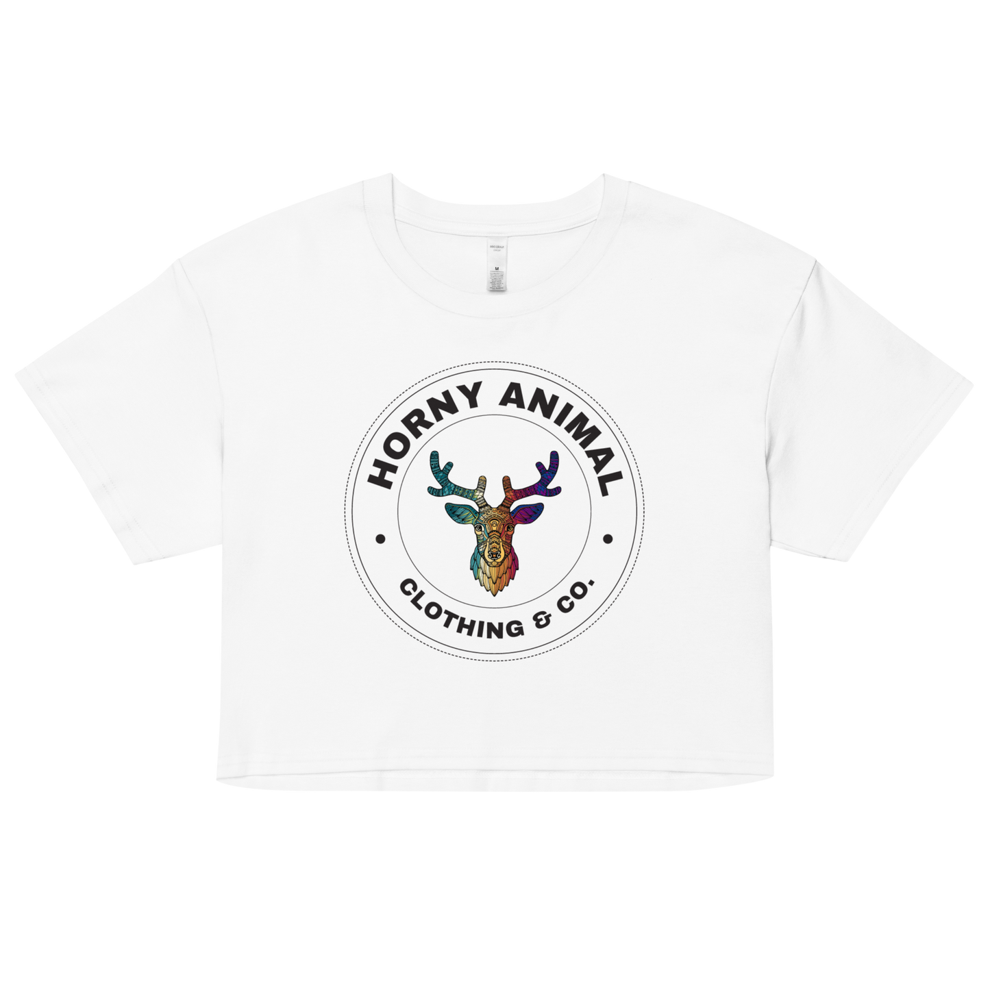 Horny Deer 003 Women’s crop top