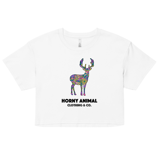 Horny Deer 001 Women’s crop top