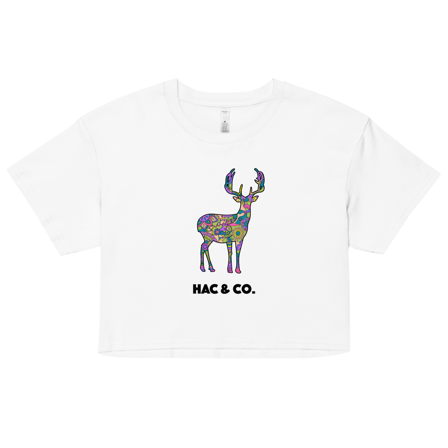 Horny Deer 005 Women’s crop top