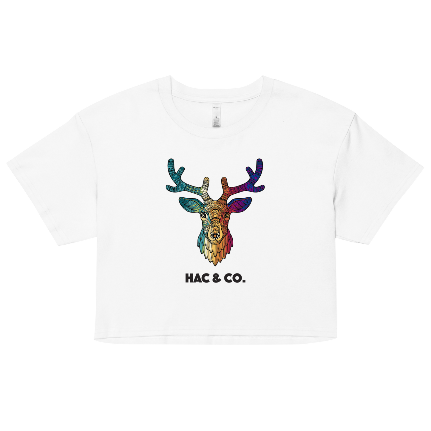 Horny Deer 004 Women’s crop top