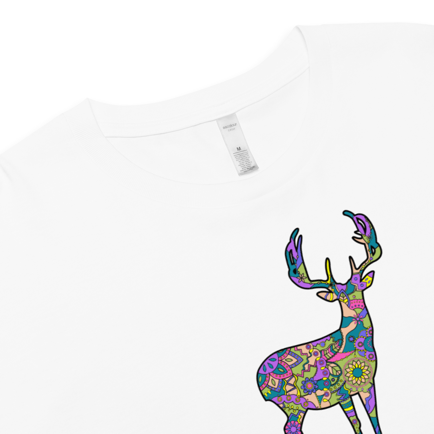 Horny Deer 001 Women’s crop top